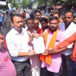 अंबेडकर प्रतिमा खिसकने पर फैली अफवाह, पुलिस की तत्परता से शांत हुआ माहौल